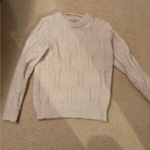Vero Moda Cream Cable Knit Sweater